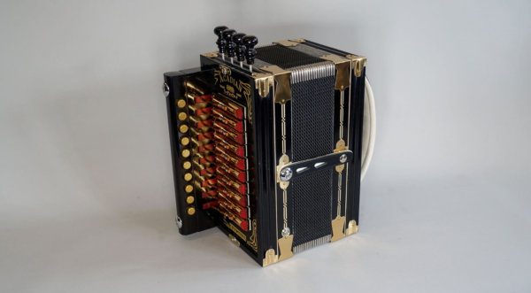 Accordéon Diatonique 1 Rang/Mélodéon - Acadian, Marc Savoy - Louisiane