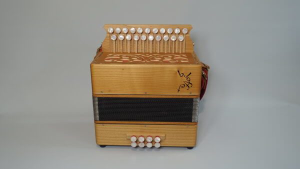 Accordéon diatonique B. Loffet - 2 rangs 8 basses